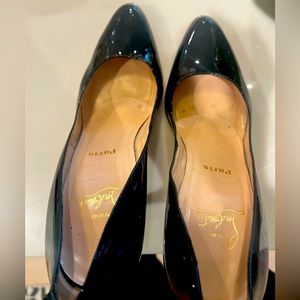 Size 42 Christian Louboutin heels. Instep redone.